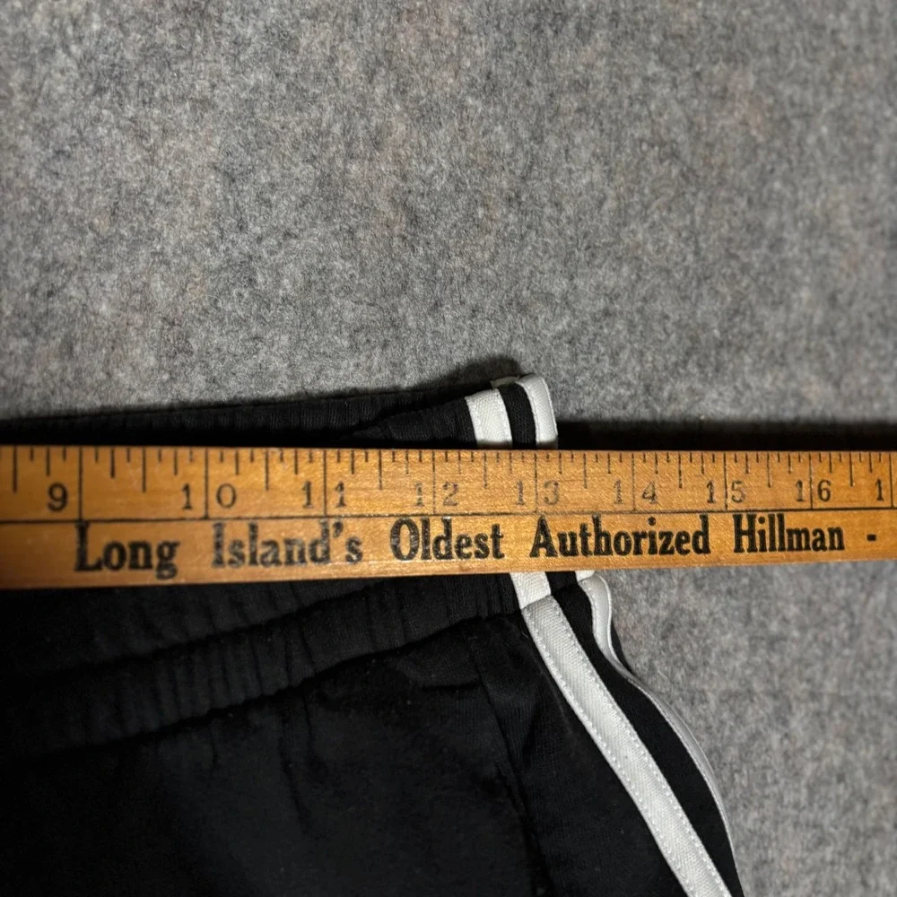 Adidas Sweatpants Men S Black 3-Stripe Fleece Joggers Athletic Loungewear Pants